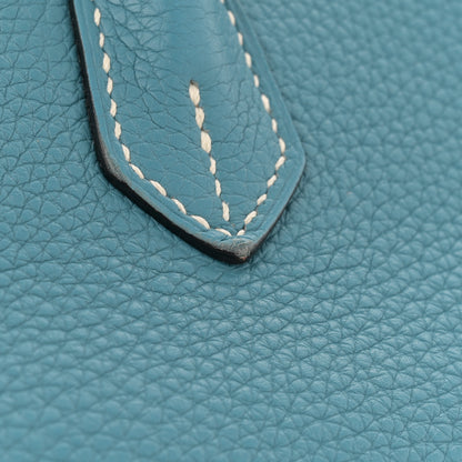 Hermes Togo BIRKIN 35 Blue Jean 17 of 18