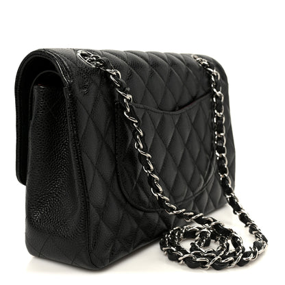 Chanel Caviar Quilted Medium Double Flap Black 3 of 10