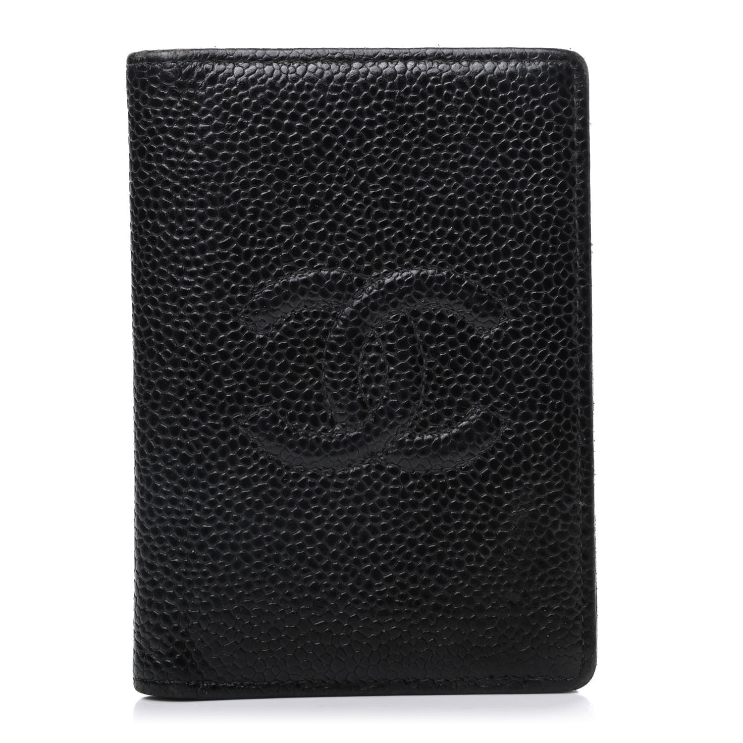 Chanel Caviar Timeless CC Card Holder Wallet Black 1 of 8