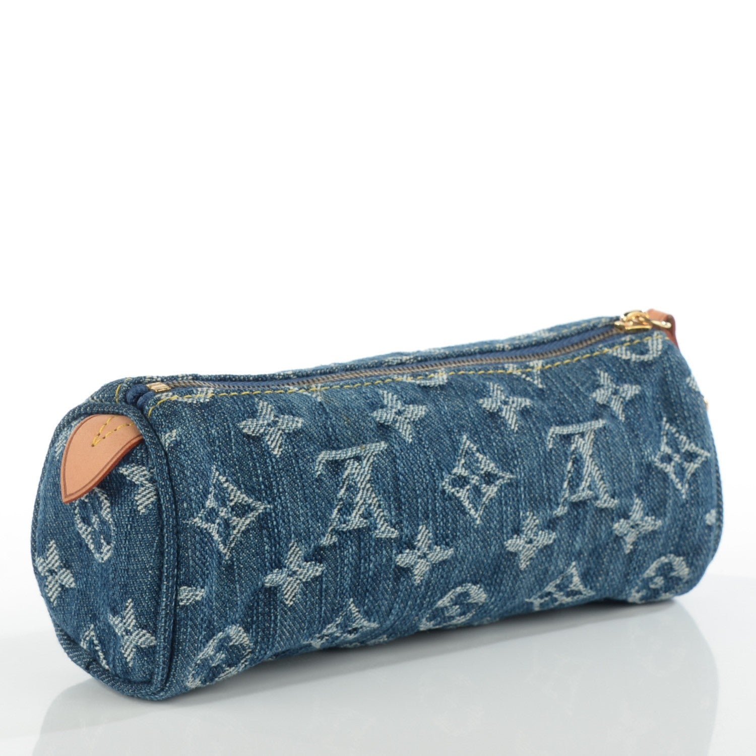 Louis Vuitton Denim Speedy GM Pochette Case 3 of 7
