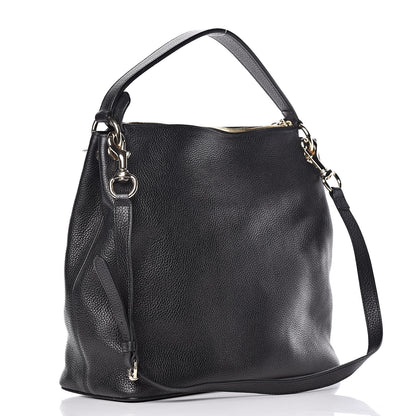 Gucci Pebbled Calfskin Large Soho Hobo Black 3 of 13