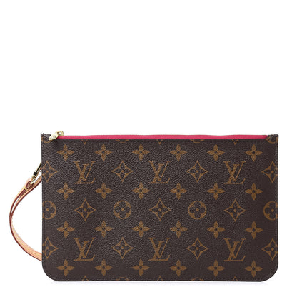 Louis Vuitton Monogram Neverfull MM GM Pochette Pivoine 1 of 9