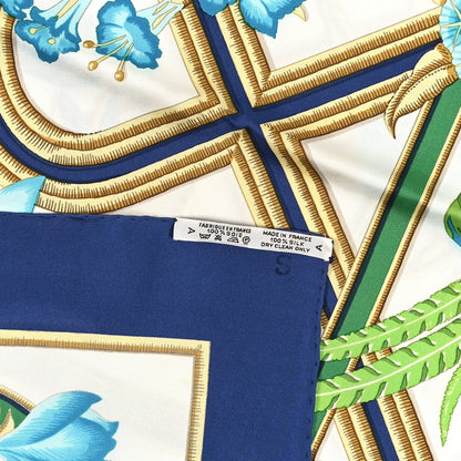Hermes Silk Caraibes Scarf 90 3 of 5