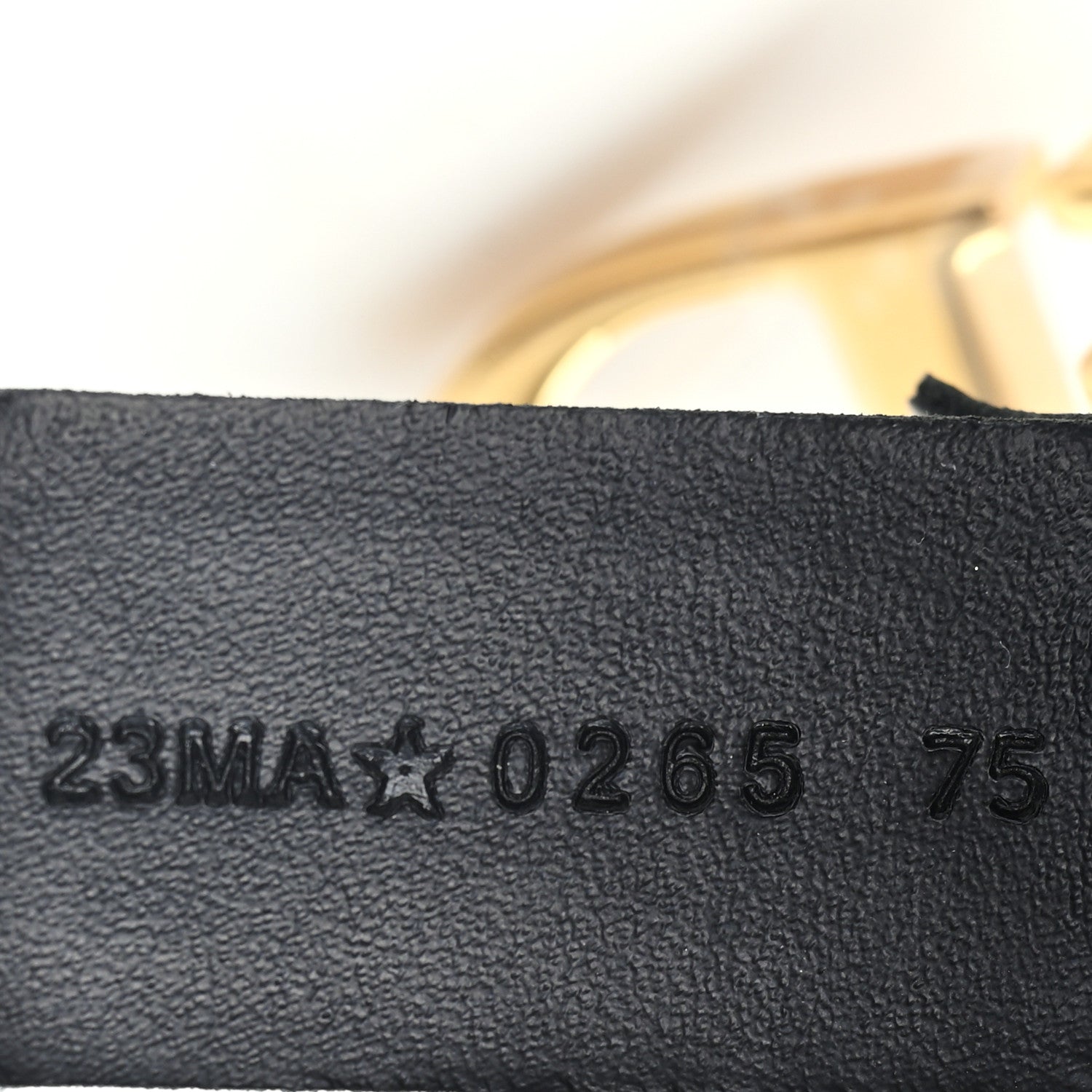 Christian Dior Calfskin 30 Montaigne Reversible Belt 75 30 Black Multicolor 4 of 5