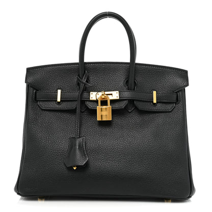 Hermes Togo Birkin 25 Black 1 of 15