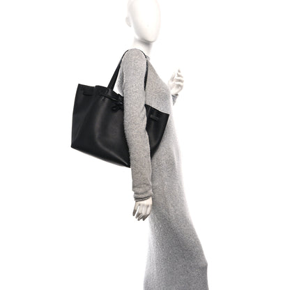 Celine Soft Grained Calfskin Small Belt Cabas Phantom Black 2 of 12