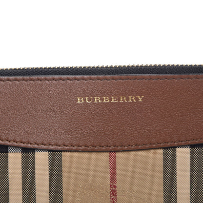 Burberry Horseferry Check Peyton Crossbody Clutch Bag Brown 9 of 12