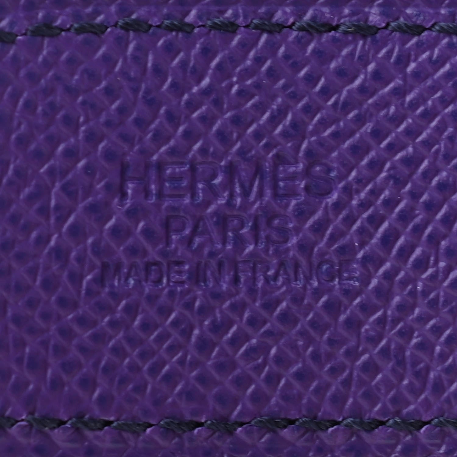 Hermes Epsom Swift 32mm Belt Strap 85 Crocus Bleu Hydra 3 of 6