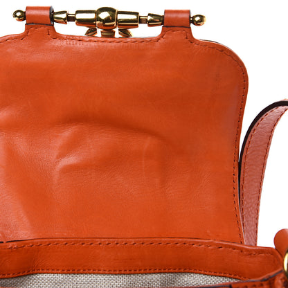Gucci Calfskin Small Snaffle Bit Shoulder Bag Orange 7 of 12