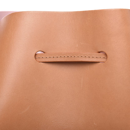 Mansur Gavriel Vegetable Tanned Calfskin Bucket Bag Cammello Rosa 10 of 12