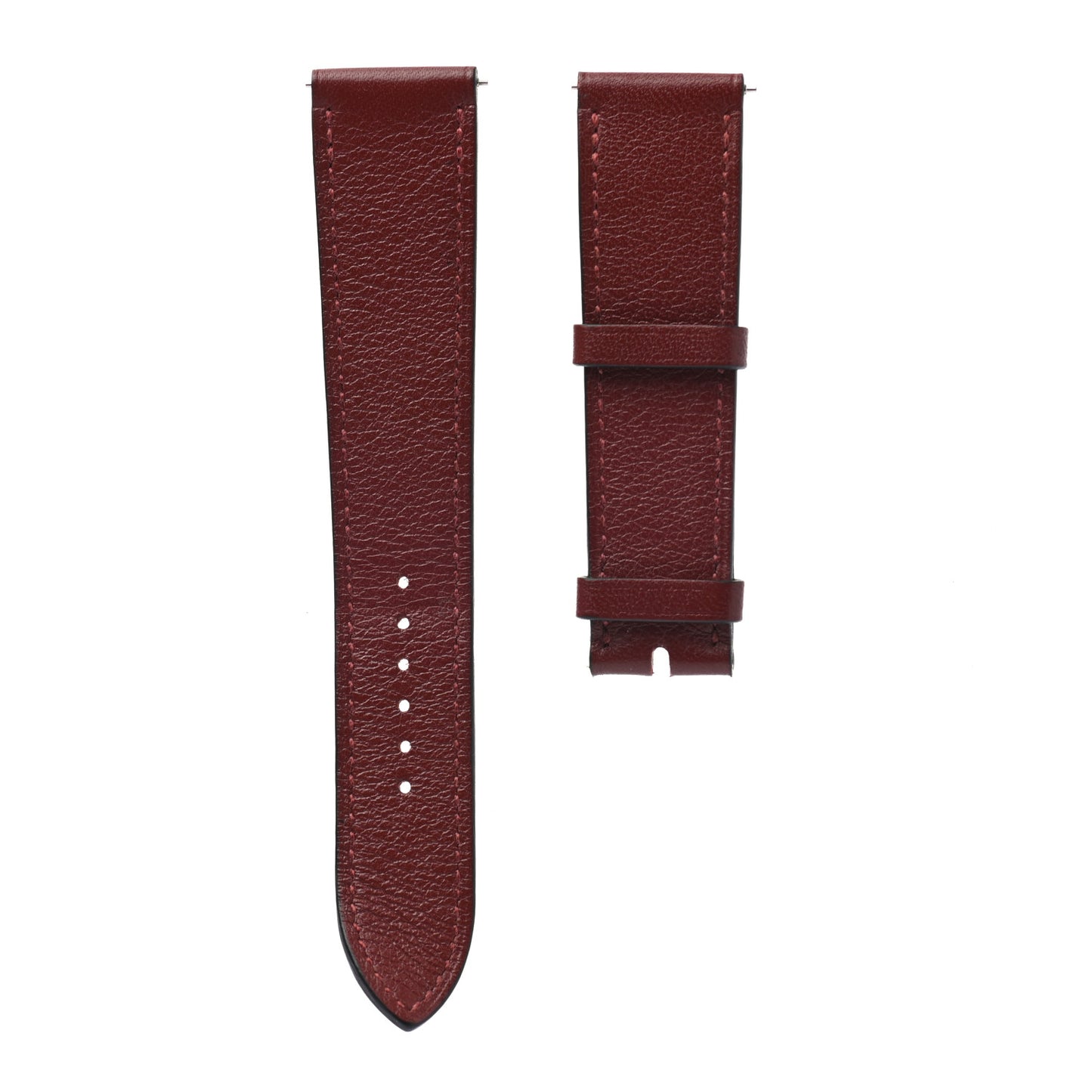 Chevre Mysore Heure H Hour Watch MM Strap Rouge H