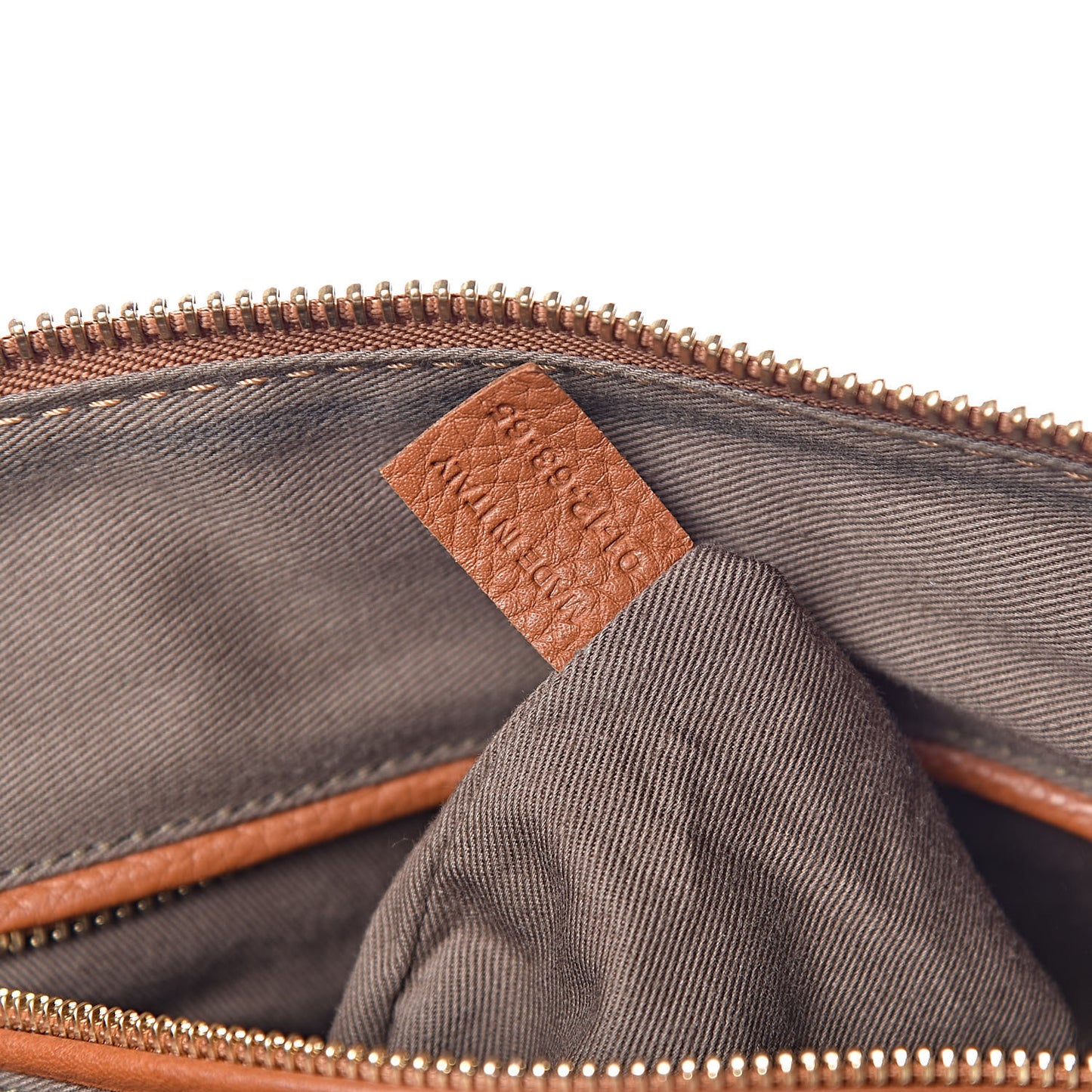 Calfskin Large Marcie Satchel Tan