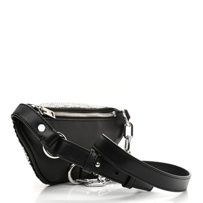 Alexander Wang Rhinestone Mesh Mini Attica Belt Bag Black 3 of 9