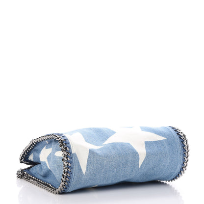 Stella McCartney Denim Mini Star Falabella Tote Blue 4 of 8