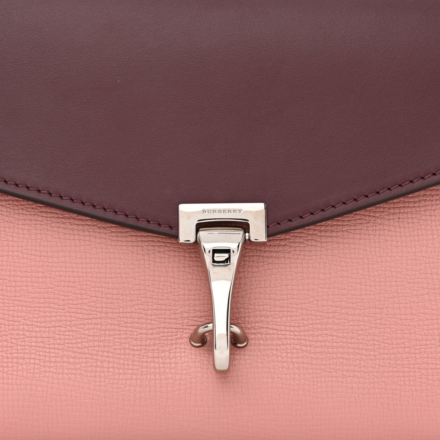 Derby Calfskin Bi-Color Small Macken Crossbody Bag Dusty Rose