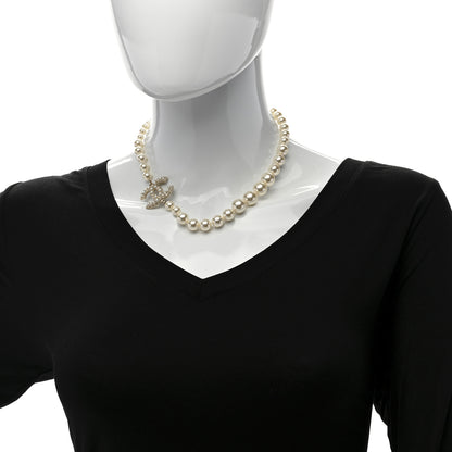 Chanel Pearl CC 100th Anniversary Necklace Light Gold 2 of 7