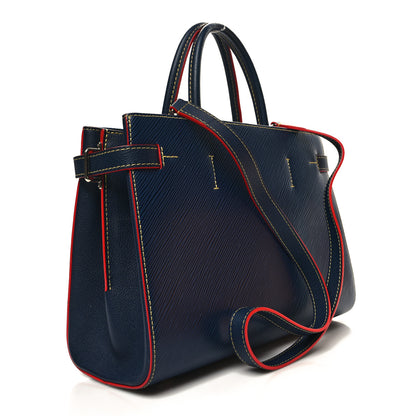 Louis Vuitton Epi Twist Tote Indigo 3 of 12