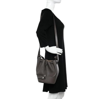 Loewe Calfskin Small Balloon Bucket Bag Dark Taupe 2 of 11
