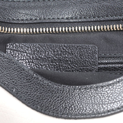 Saint Laurent Leather Large Cabas Chyc Black White 8 of 8