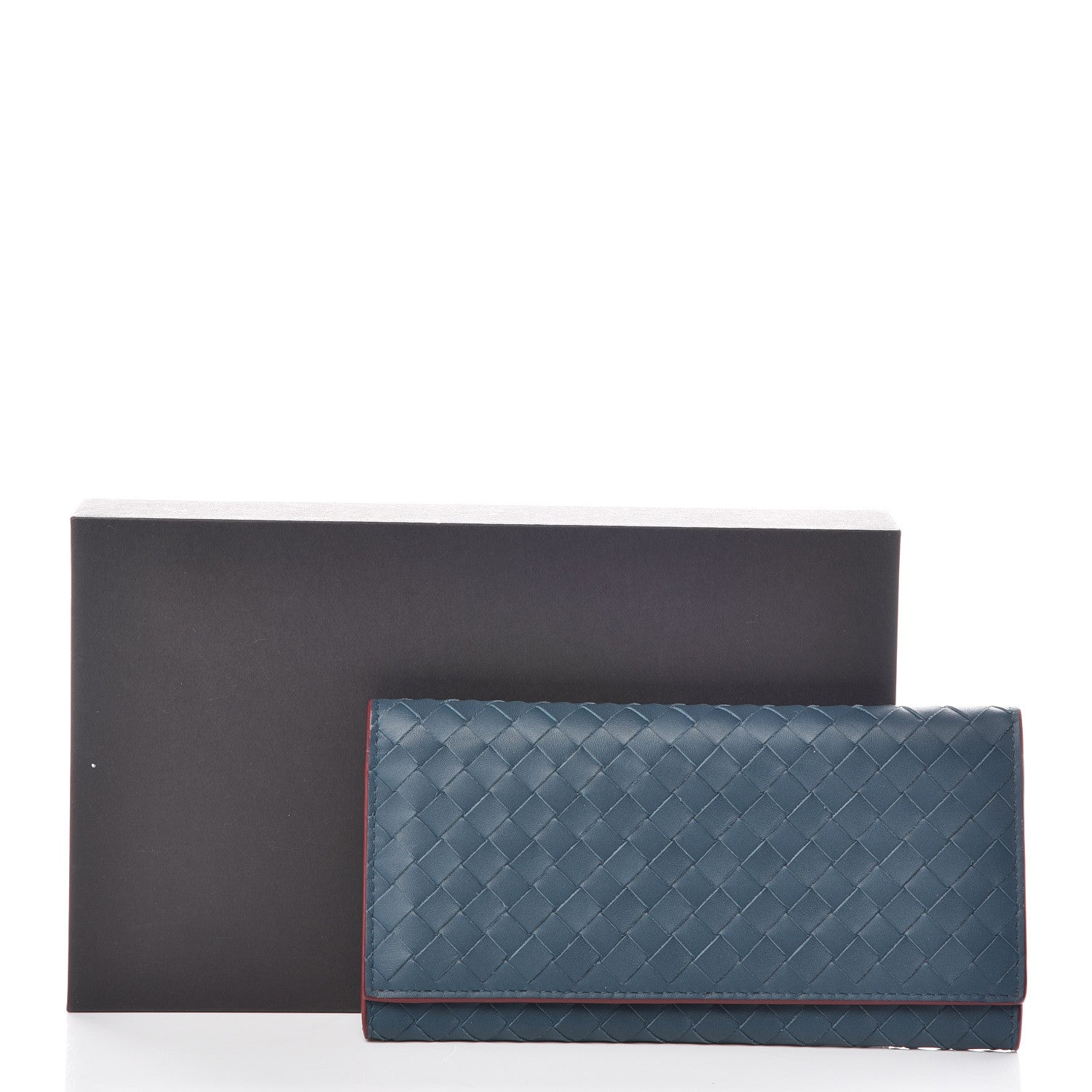 Bottega Veneta Nappa Intrecciato Continental Flap Wallet Brighton Baccara Rose 9 of 9