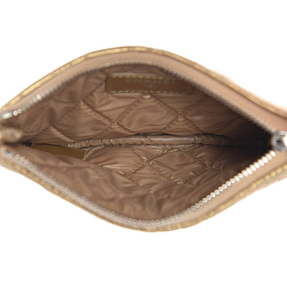 Chanel Metallic Lambskin Star Embossed Coin Purse Case Gold 5 of 10
