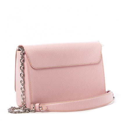 Louis Vuitton Epi Twist Shoulder Bag MM Rose Ballerine 2 of 8