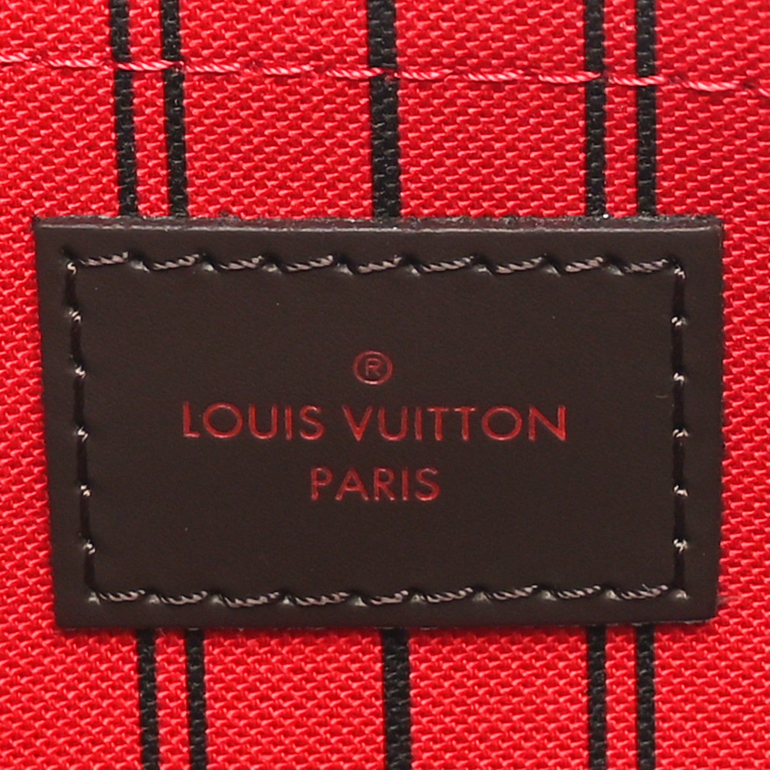Louis Vuitton Damier Ebene Neverfull MM GM Pochette 6 of 10