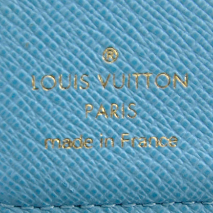 Louis Vuitton Monogram Groom Compact Zip Wallet Blue 6 of 7