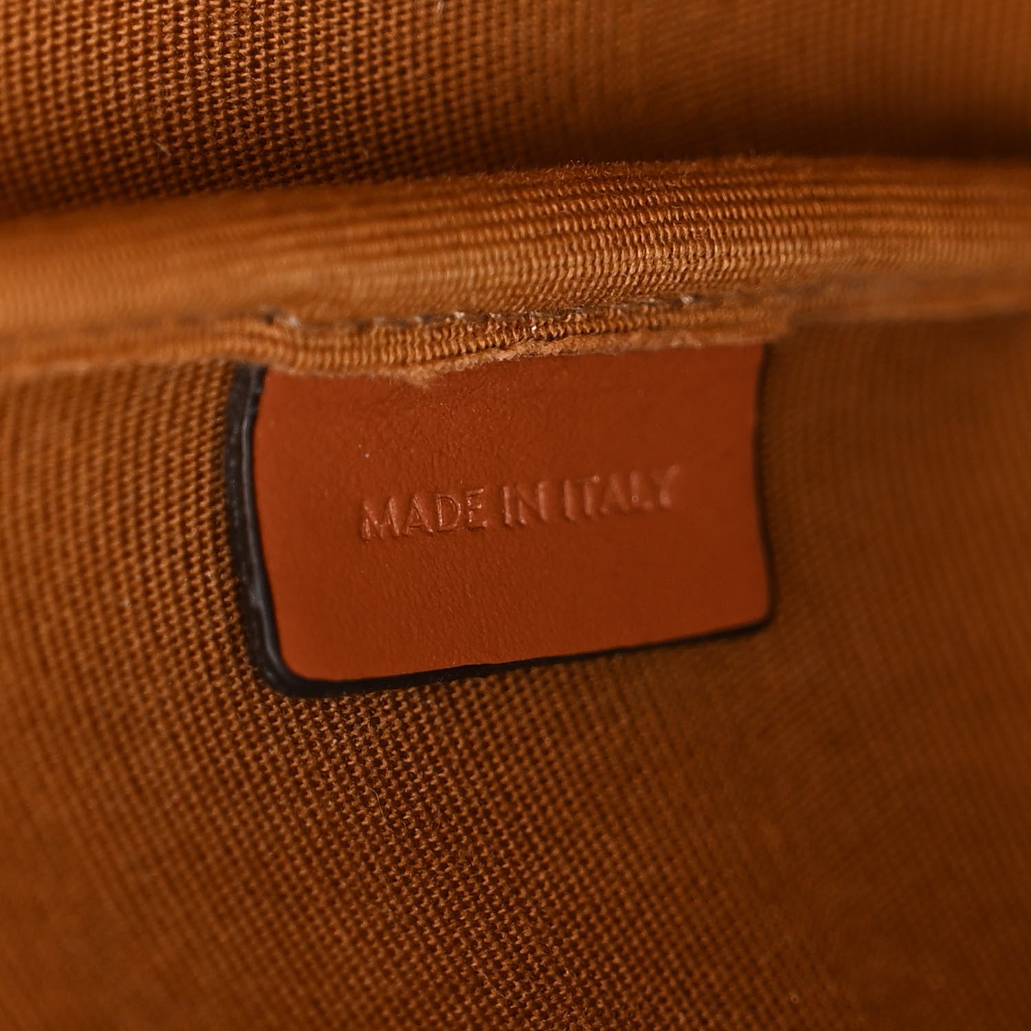 Celine Triomphe Canvas Calfskin Small Bucket Bag Tan 6 of 12
