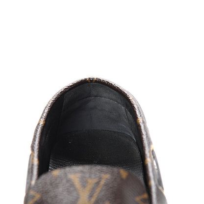 Louis Vuitton Monogram Arizona Car Shoe Moccasin Loafers 39 Macassar 10 of 11