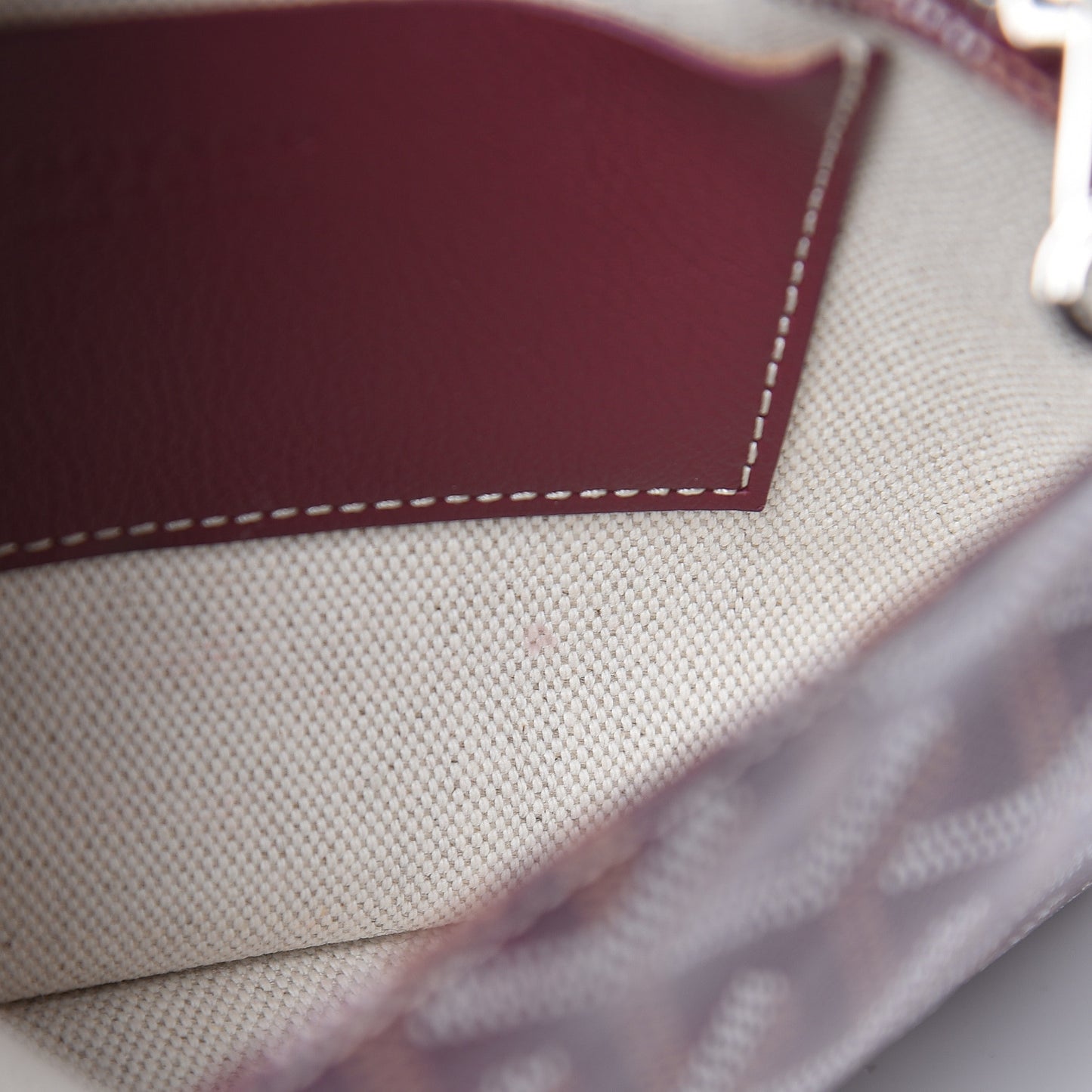 Goyardine Plumet Wallet Clutch Burgundy