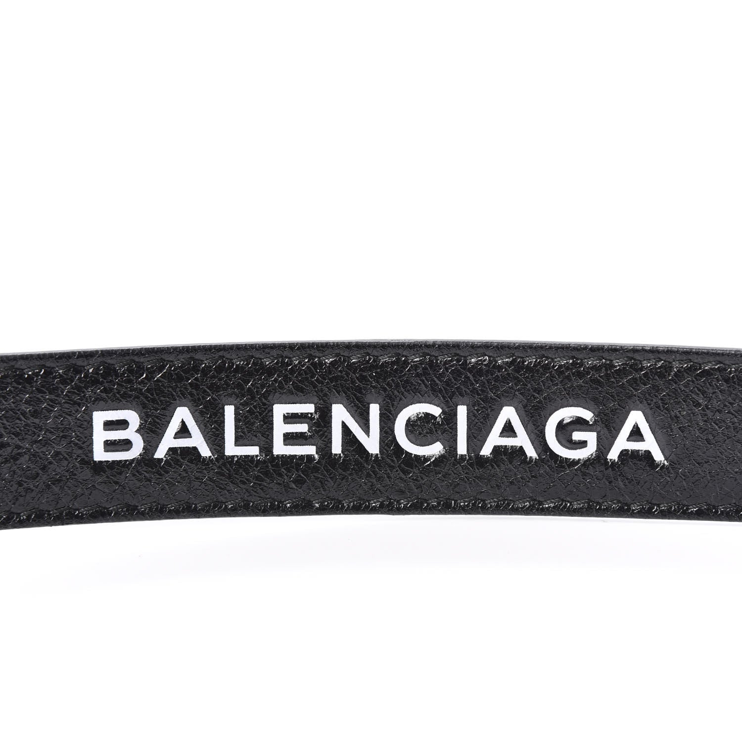 Balenciaga Agneau Classic Hardware Logo Shoulder Strap Black 4 of 6
