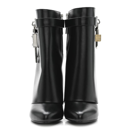 Givenchy Calfskin Shark Lock Ankle Boots 37 Black 3 of 9