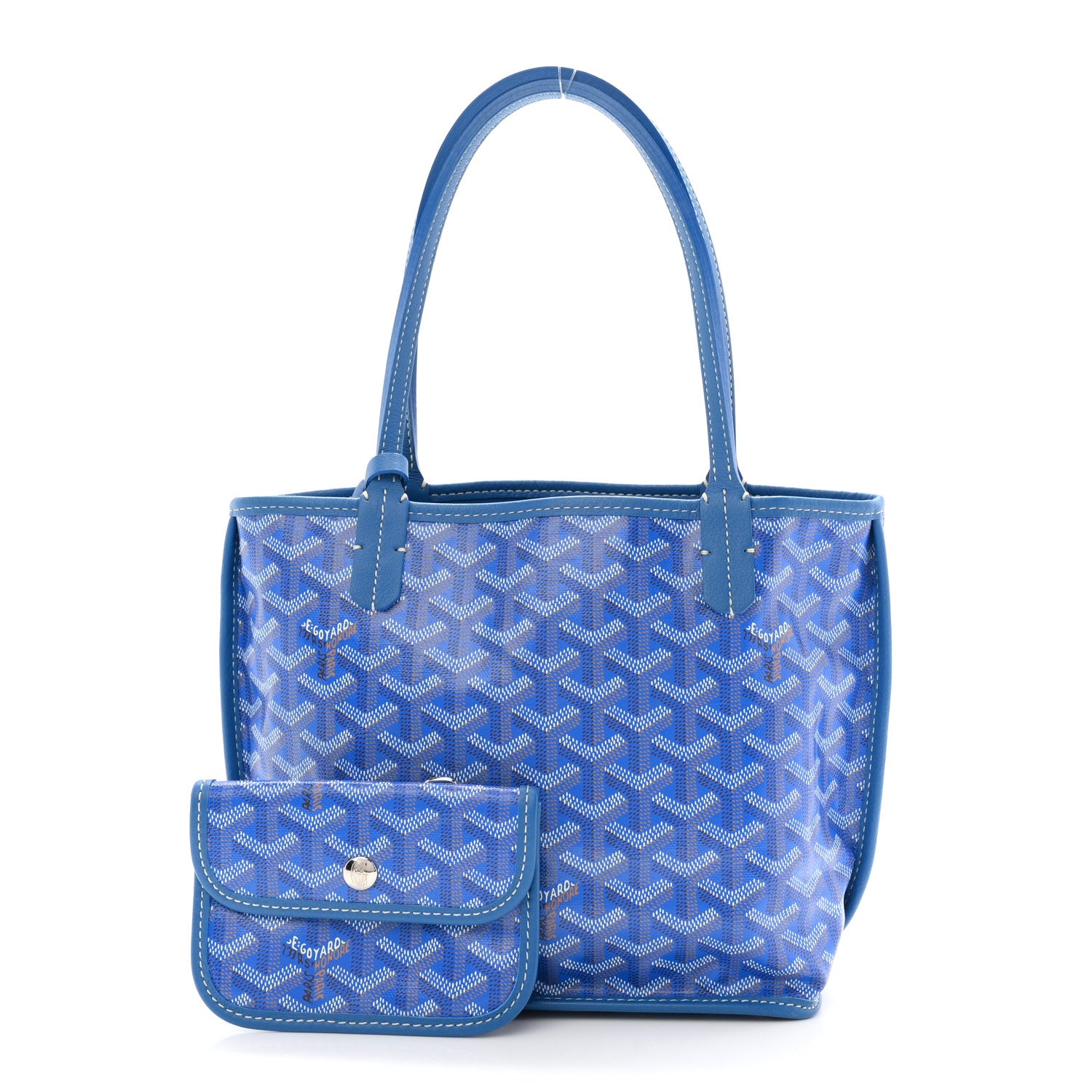 Goyard Goyardine Reversible Mini Anjou Sky Blue 3 of 17