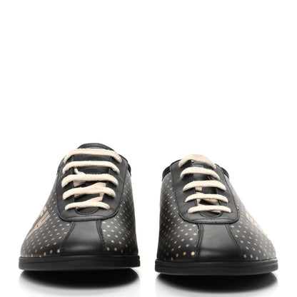 Gucci X SEGA Calfskin GUCCY Stars Mens Falacer Sneakers 9 Black 2 of 8