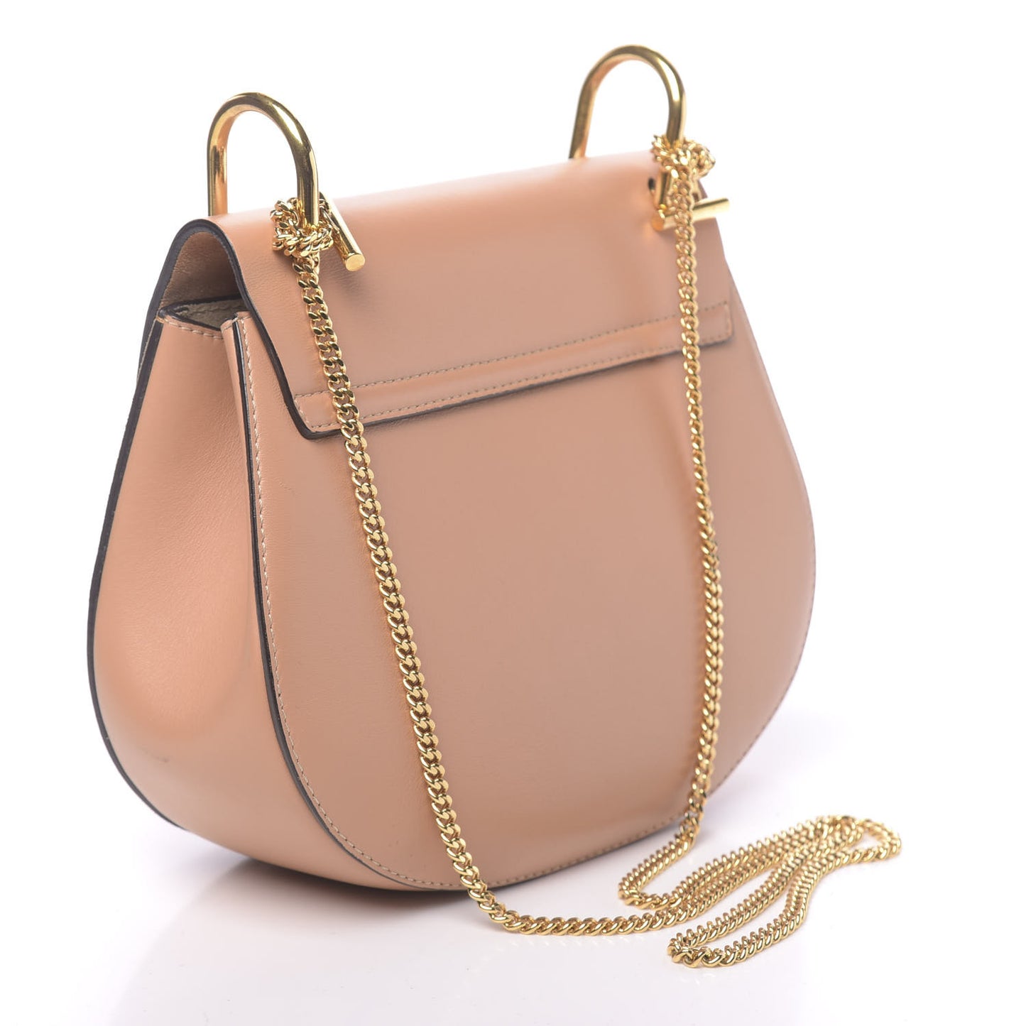 Suede Smooth Calfskin Drew Shoulder Bag Blushy Pink