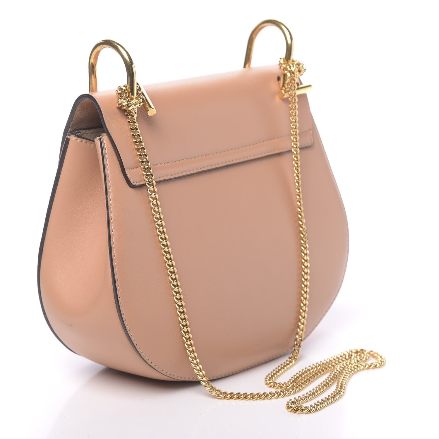 Chloe Suede Smooth Calfskin Drew Shoulder Bag Blushy Pink 3 of 12