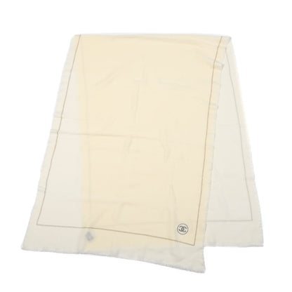 Chanel Wool CC Scarf Beige 2 of 5
