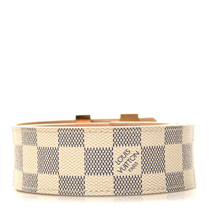 Louis Vuitton Damier Azur LV Initiales Belt 90 36 2 of 7