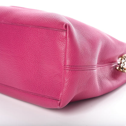 Gucci Cellarius Calfskin Medium Soho Chain Shoulder Bag Bright Bouganville 13 of 15