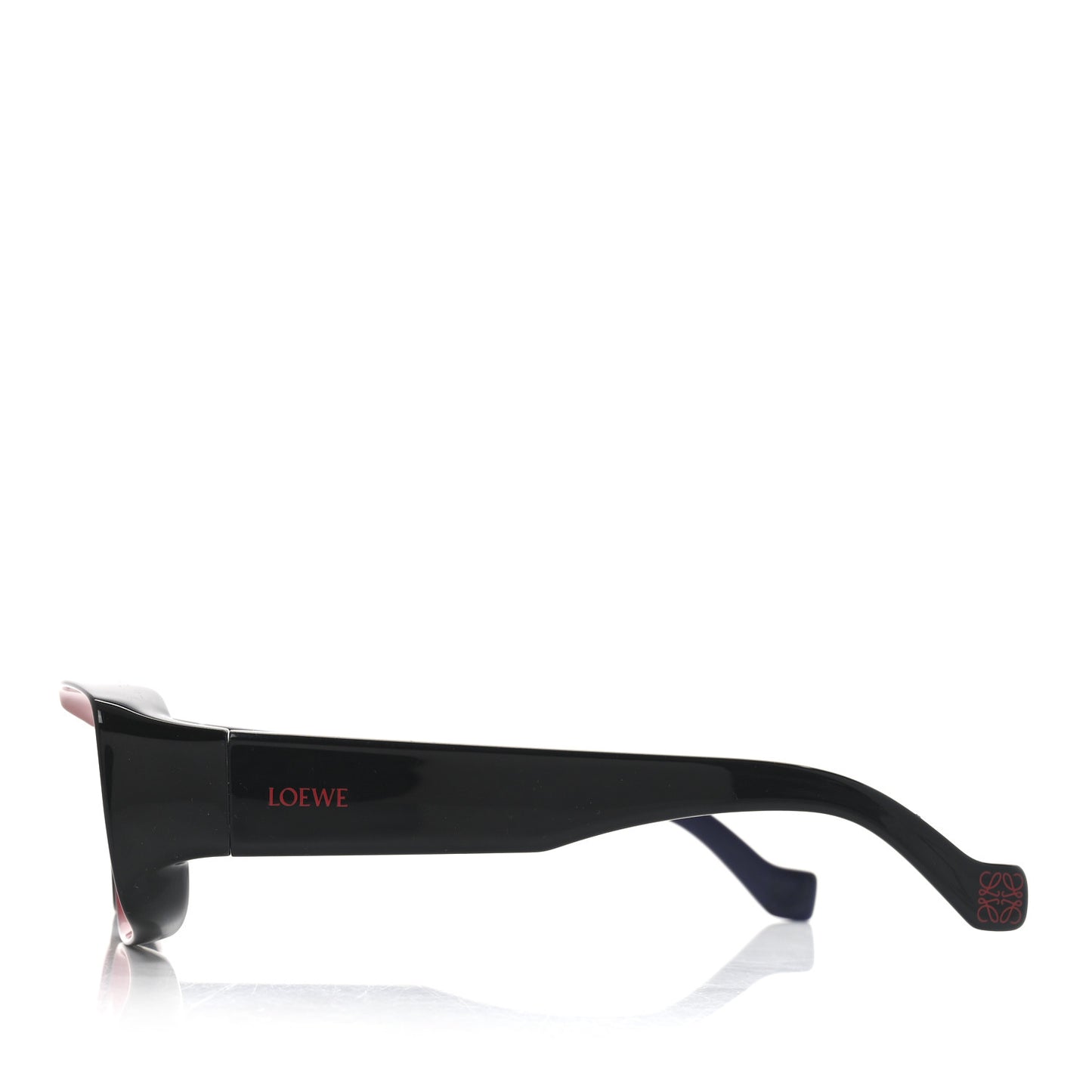 Acetate Sunglasses LW40033I Black Red
