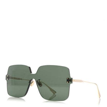 Christian Dior Acetate Color Quake 1 Sunglasses Green Gold 1 of 8