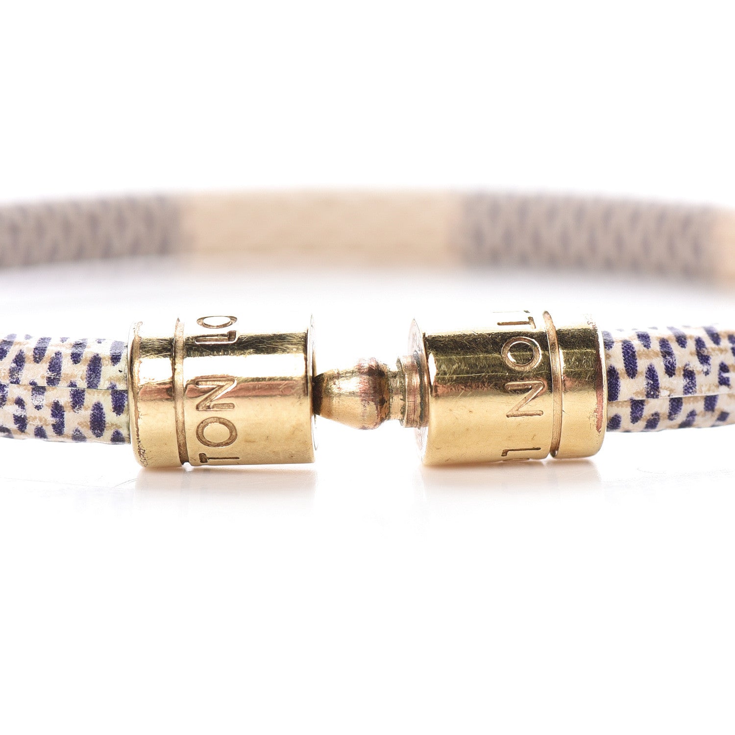 Louis Vuitton Damier Azur Keep It Bracelet 17 4 of 4
