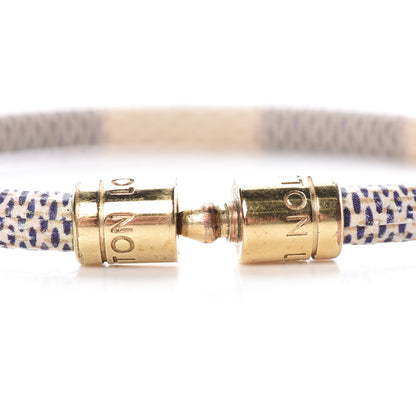 Louis Vuitton Damier Azur Keep It Bracelet 17 4 of 4