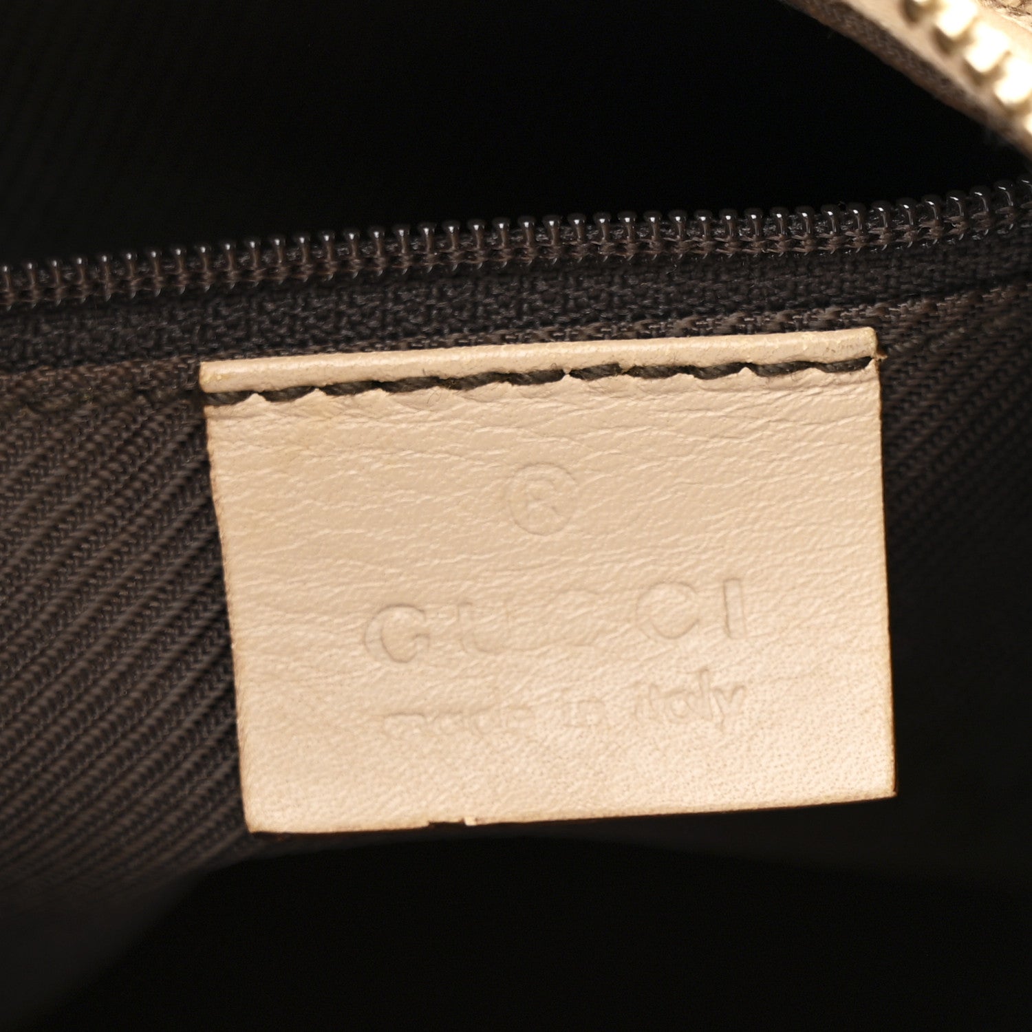 Gucci Monogram Hobo Beige 6 of 11