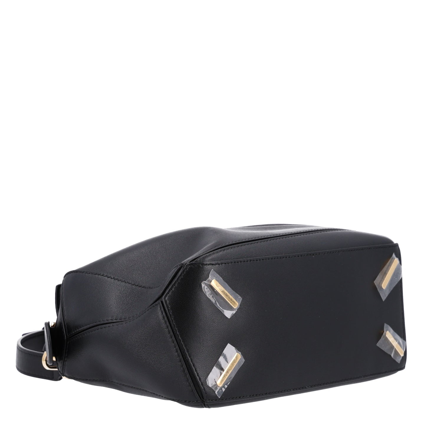 Nappa Lambskin Small Featherlight Puzzle Bag Black
