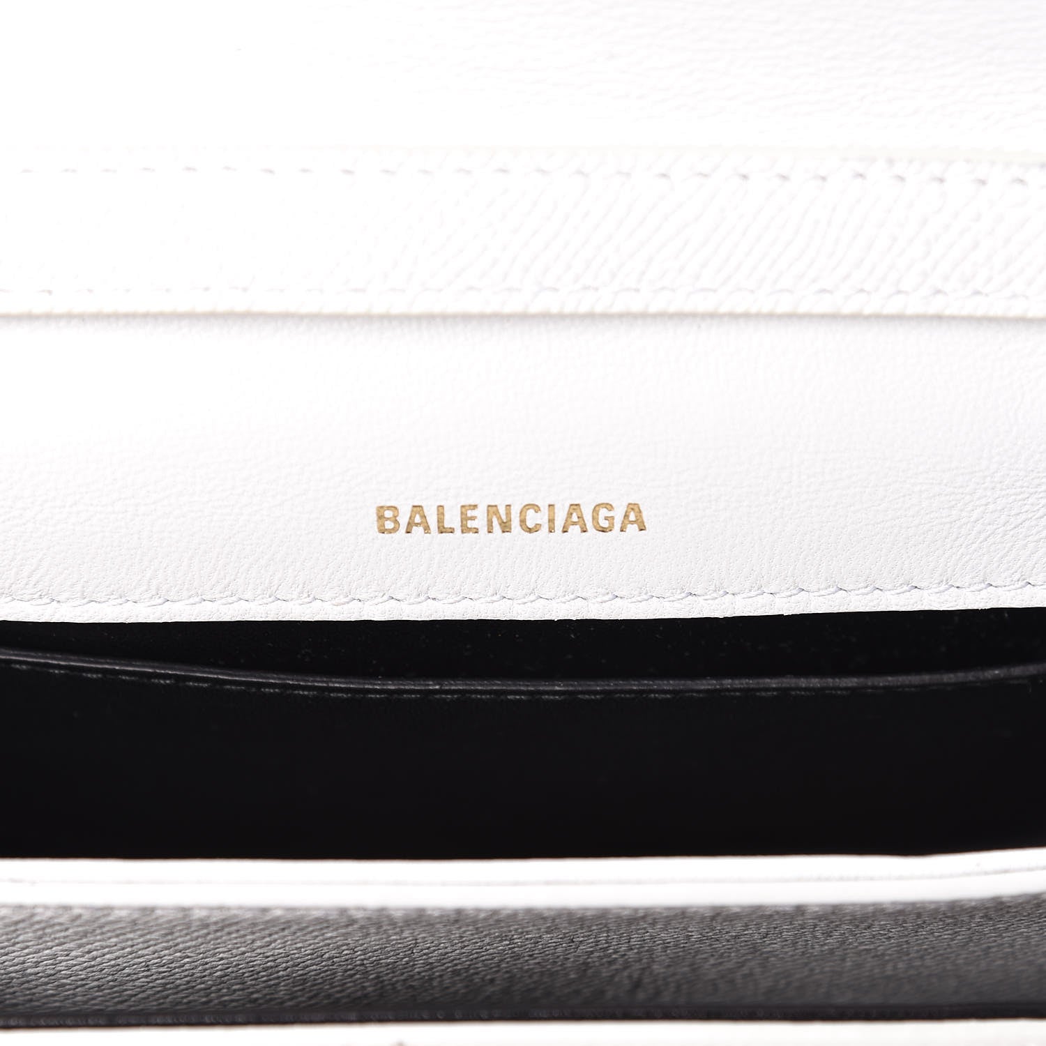 Balenciaga Grained Calfskin Logo Print Ville Day Bag XS White 8 of 18