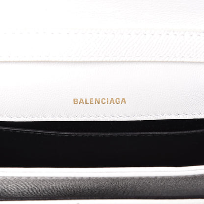 Balenciaga Grained Calfskin Logo Print Ville Day Bag XS White 8 of 18
