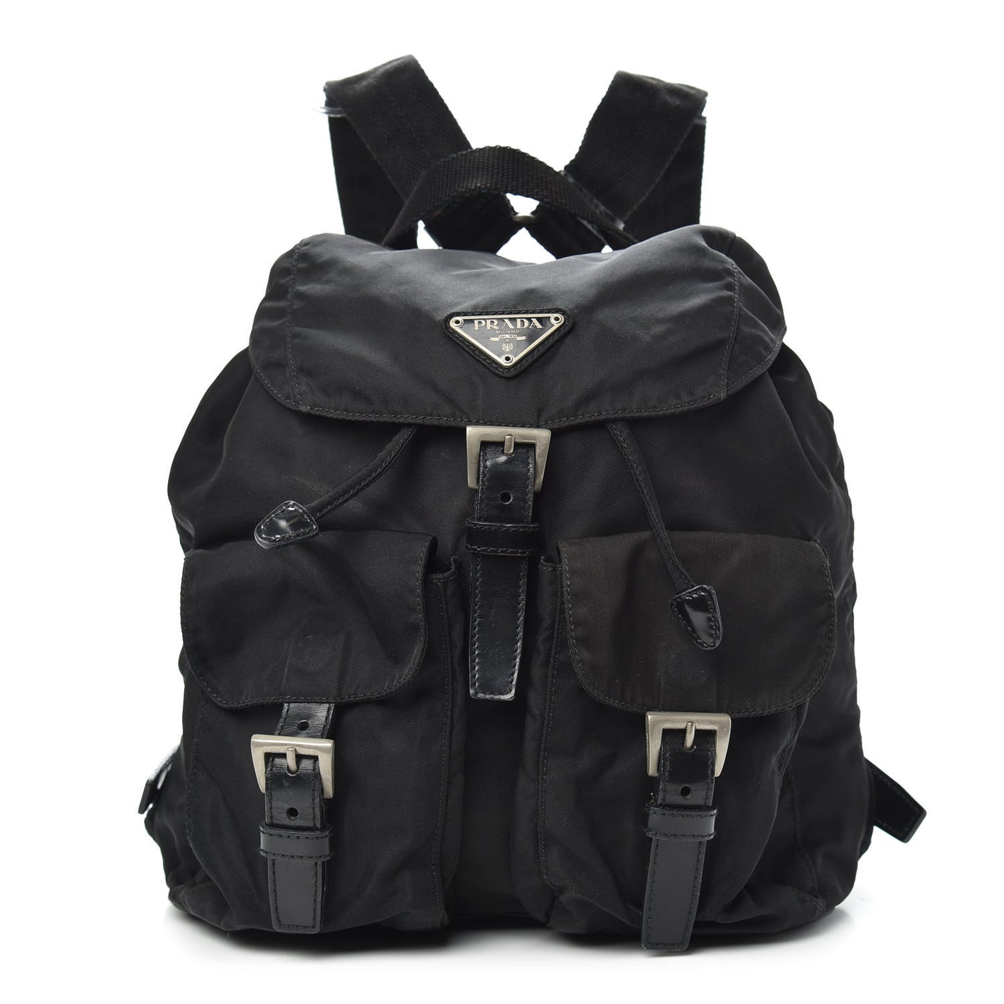 Nylon Vela Medium Backpack Black