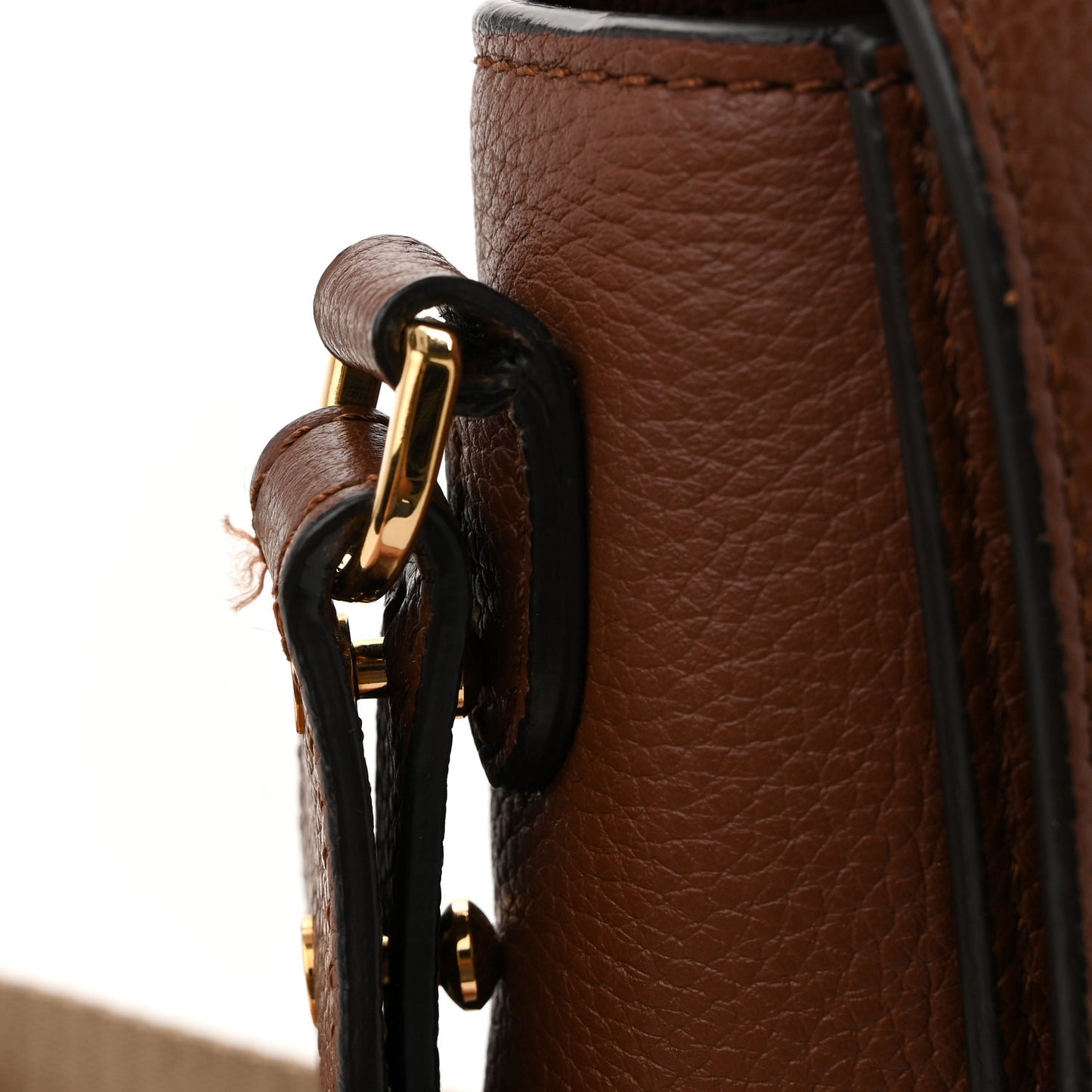 Calfskin Vintage Check Note Crossbody Bag Tan